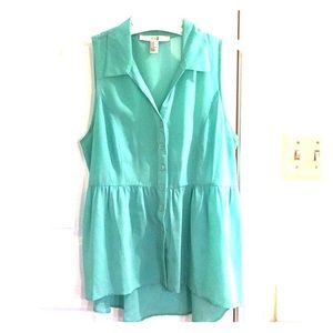Babydoll Button-up Forever 21 Top